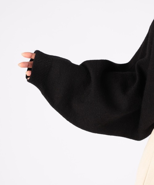 CECIL McBEE（セシルマクビー）の「リボンボレロｘキャミソールSET（ニット/セーター・レディース・グレイッシュベージュ/アイボリー/ピンク/ブラック・MEDIUM）」の8枚目の写真