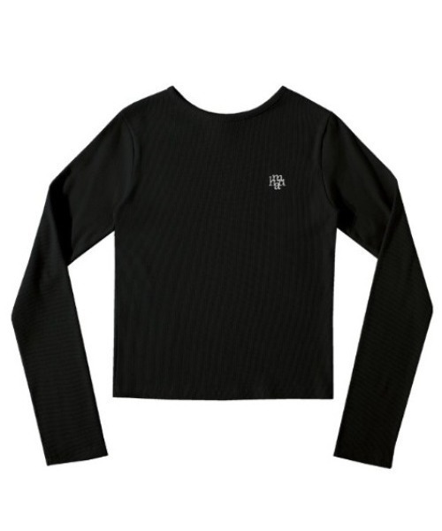 A'GEM/9 × .kom『muah muah/ムーアムーア』STITCH ROUND LONG SLEEVE T