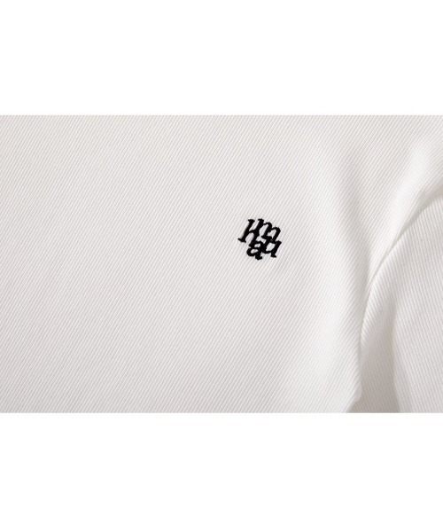 muahmuah(ムーアムーア)の「A'GEM/9 × .kom『muah muah/ムーアムーア』STITCH ROUND LONG SLEEVE T-SHIRT/ステッチラウンドネックロングシャツ(Tシャツ/カットソー・レディース・ライトグリーン/グレー/ライトブルー/ブラック/アイボリー・FREE)」の14枚目の写真