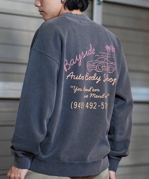 lost（ロスト）の「【ムラサキスポーツ限定】lost/ロスト トレーナー/スウェット バックプリント L24F1104（スウェット・メンズ・ブルーグレー/チャコール・M/L/XL）」の2枚目の写真