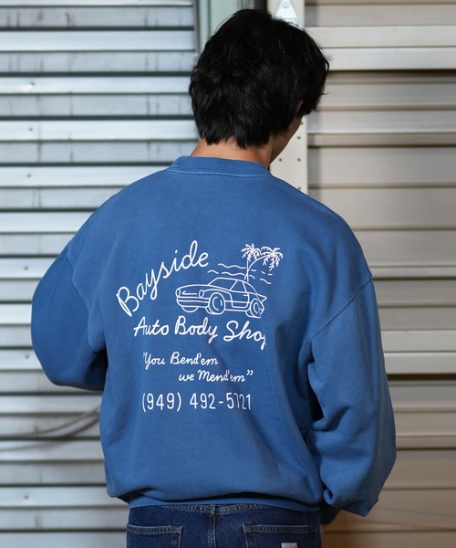 lost（ロスト）の「【ムラサキスポーツ限定】lost/ロスト トレーナー/スウェット バックプリント L24F1104（スウェット・メンズ・ブルーグレー/チャコール・M/L/XL）」の10枚目の写真