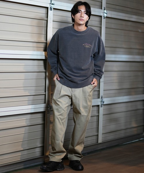 lost（ロスト）の「【ムラサキスポーツ限定】lost/ロスト トレーナー/スウェット バックプリント L24F1104（スウェット・メンズ・ブルーグレー/チャコール・M/L/XL）」の3枚目の写真