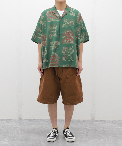 Evisen Skateboards(エビセンスケートボード)の「EVISEN / エビセン COLORED DENIM WORK SHORTS(デニムパンツ・メンズ・ブラウン/ブラック・LARGE/MEDIUM)」の3枚目の写真