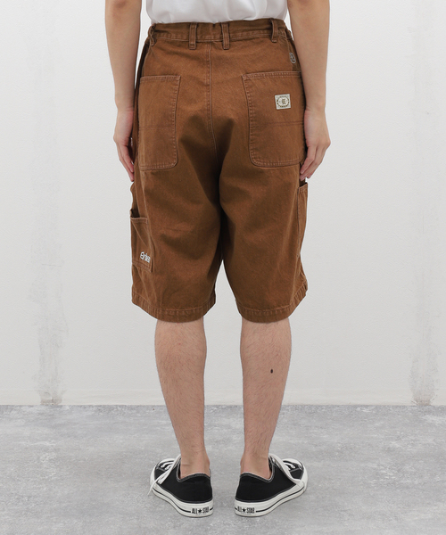 Evisen Skateboards(エビセンスケートボード)の「EVISEN / エビセン COLORED DENIM WORK SHORTS(デニムパンツ・メンズ・ブラウン/ブラック・LARGE/MEDIUM)」の6枚目の写真