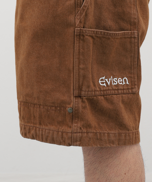 Evisen Skateboards(エビセンスケートボード)の「EVISEN / エビセン COLORED DENIM WORK SHORTS(デニムパンツ・メンズ・ブラウン/ブラック・LARGE/MEDIUM)」の17枚目の写真