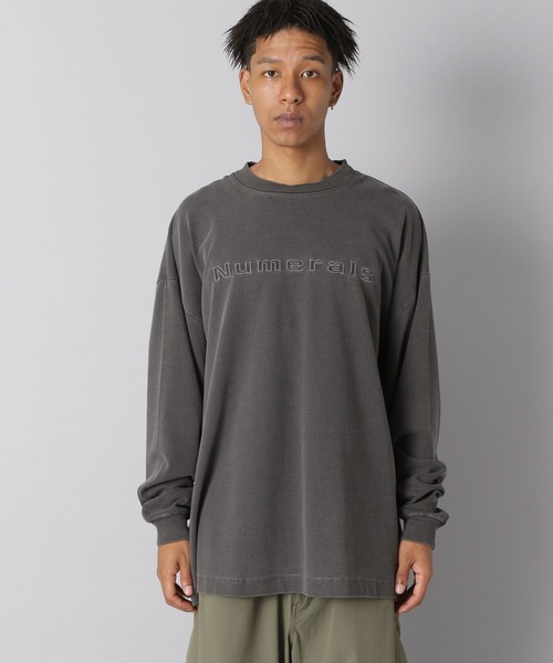 セール】【NUMERALS】ワンポイントロングスリーブTシャツ（T