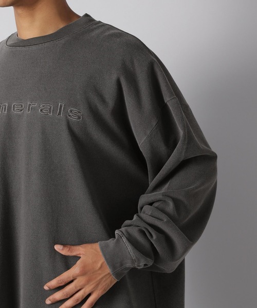 セール】【NUMERALS】ワンポイントロングスリーブTシャツ（T