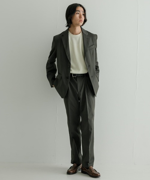 URBAN RESEARCH(アーバンリサーチ)の「RE:NAPES サテンジャケット(その他アウター・メンズ・チャコールグレー/ネイビー・MEDIUM/LARGE)」の6枚目の写真
