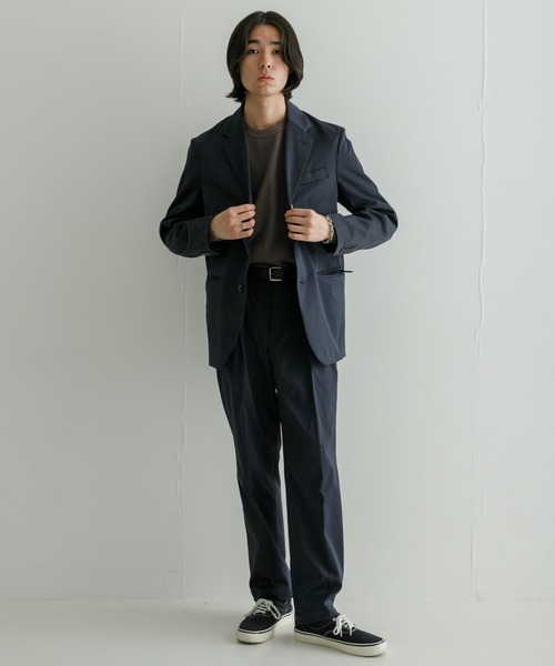 URBAN RESEARCH(アーバンリサーチ)の「RE:NAPES サテンジャケット(その他アウター・メンズ・チャコールグレー/ネイビー・MEDIUM/LARGE)」の4枚目の写真