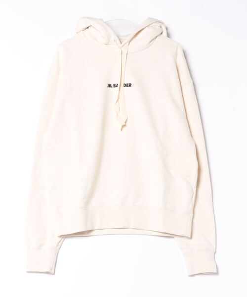JIL SANDER（ジルサンダー）の「FELPA（パーカー・レディース・アイボリー・M/S/XS）」の2枚目の写真
