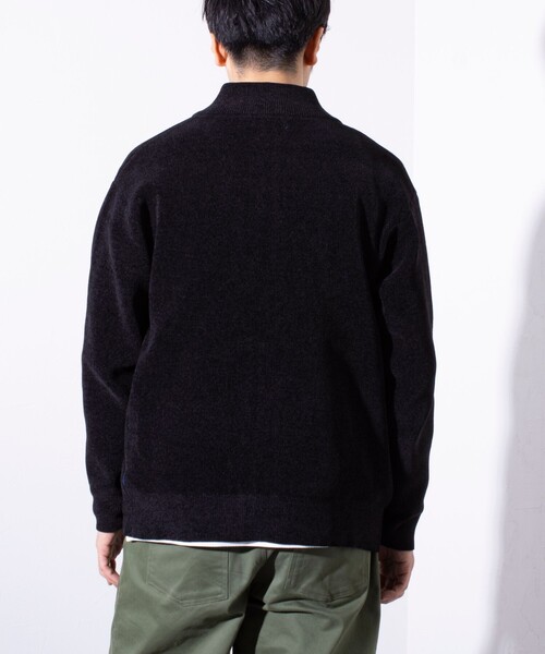 【セール】【GLOSTER/グロスター】モールWフェイス ジップアップ ハイネックドライバーズニット（ニット/セーター）｜GLOSTER（グロスター）