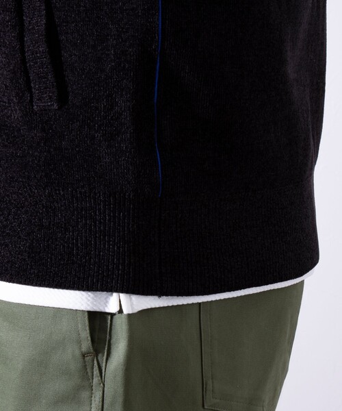 【セール】【GLOSTER/グロスター】モールWフェイス ジップアップ ハイネックドライバーズニット（ニット/セーター）｜GLOSTER（グロスター）
