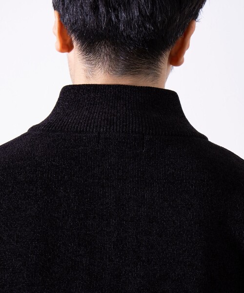 【セール】【GLOSTER/グロスター】モールWフェイス ジップアップ ハイネックドライバーズニット（ニット/セーター）｜GLOSTER（グロスター）