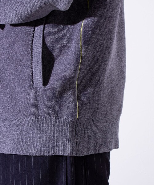 【セール】【GLOSTER/グロスター】モールWフェイス ジップアップ ハイネックドライバーズニット（ニット/セーター）｜GLOSTER（グロスター）