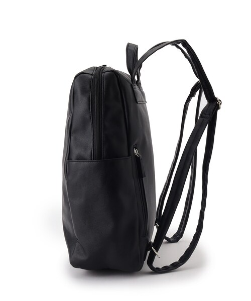 ITS'DEMO（イッツデモ）の「◆【通勤／A4対応／8ポケット】収納上手になれるリュック（バックパック/リュック・レディース・ナチュラル/グレー/ブラック・00）」の14枚目の写真