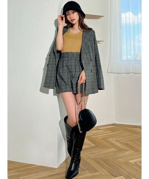 RESEXXY（リゼクシー）の「テーラーミディジャケット【セットアップ着用可能】（テーラードジャケット・レディース・その他1/その他/グレー・FREE）」の18枚目の写真