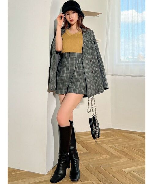 RESEXXY（リゼクシー）の「テーラーミディジャケット【セットアップ着用可能】（テーラードジャケット・レディース・その他1/その他/グレー・FREE）」の20枚目の写真