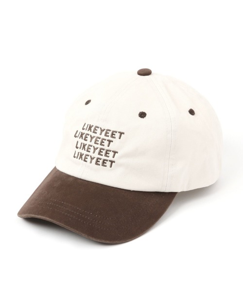 バ バイカラーCAP(WHT) セール】LIKEYEETバイカラーCAP(キャップ)|BAYFLOW