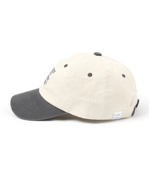 バ バイカラーCAP（WHT） セール】LIKEYEETバイカラーCAP（キャップ）｜BAYFLOW