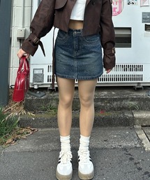 Judin（ジュディン）の「starry デニムミニ【JD】（デニムパンツ）」