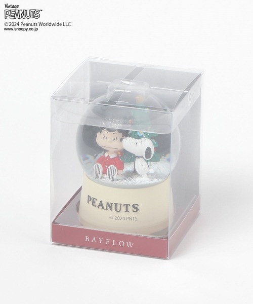 PEANUTS×BAYFLOW】スノードーム☆2025X'mas☆（インテリア雑貨