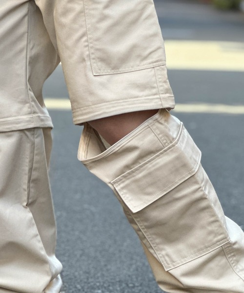 NOBLE PRODUCT(ノーブルプロダクツ)の「【NOBLE PRODUCT】8ポケット2WAYカーゴパンツ(カーゴパンツ・メンズ・アイボリー/ブラック・M/L)」の15枚目の写真