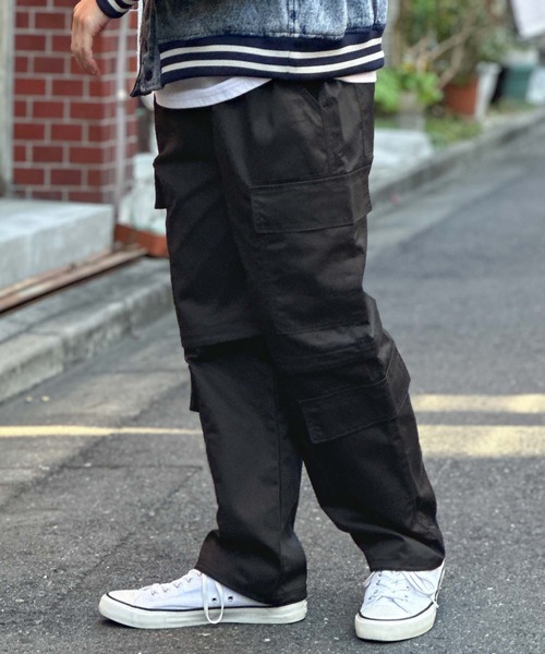 NOBLE PRODUCT(ノーブルプロダクツ)の「【NOBLE PRODUCT】8ポケット2WAYカーゴパンツ(カーゴパンツ・メンズ・アイボリー/ブラック・M/L)」の19枚目の写真