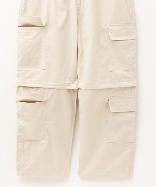 NOBLE PRODUCT(ノーブルプロダクツ)の「【NOBLE PRODUCT】8ポケット2WAYカーゴパンツ(カーゴパンツ・メンズ・アイボリー/ブラック・M/L)」の10枚目の写真