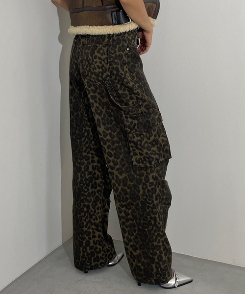 【セール】レオパード柄ワイドパンツ（その他パンツ）｜ROGER AND RAW（ロジャーアンドロウ）
