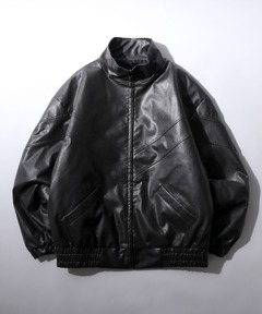 IS ジッパー付きブルゾン オフホワイト ブルゾン（ホワイト/白色系・ジップアップ）ファッション通販