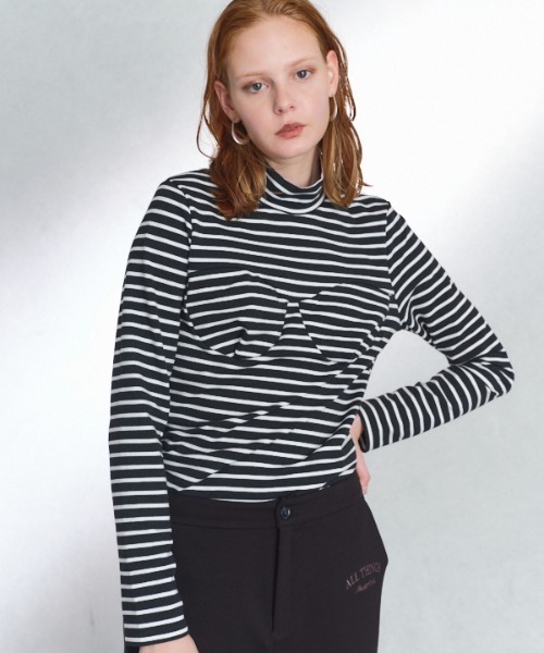 【セール】Petit border CS ペティットボーダーカットソー（Tシャツ/カットソー）｜Muel Chic（ミュエルシック）