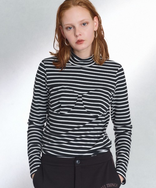 【セール】Petit border CS ペティットボーダーカットソー（Tシャツ/カットソー）｜Muel Chic（ミュエルシック）