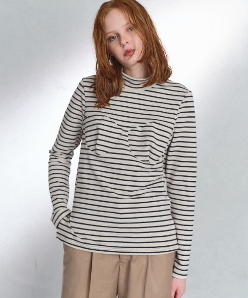 【セール】Petit border CS ペティットボーダーカットソー（Tシャツ/カットソー）｜Muel Chic（ミュエルシック）