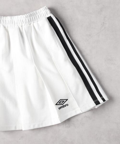 Right-on(ライトオン)の「UMBRO(アンブロ)【キッズ】【セットアップ対応】プリーツスカート(スカート・キッズ・オフホワイト/ブラック・130/140/150/160)」の8枚目の写真