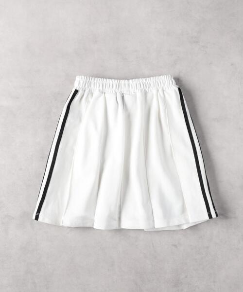 Right-on(ライトオン)の「UMBRO(アンブロ)【キッズ】【セットアップ対応】プリーツスカート(スカート・キッズ・オフホワイト/ブラック・130/140/150/160)」の9枚目の写真