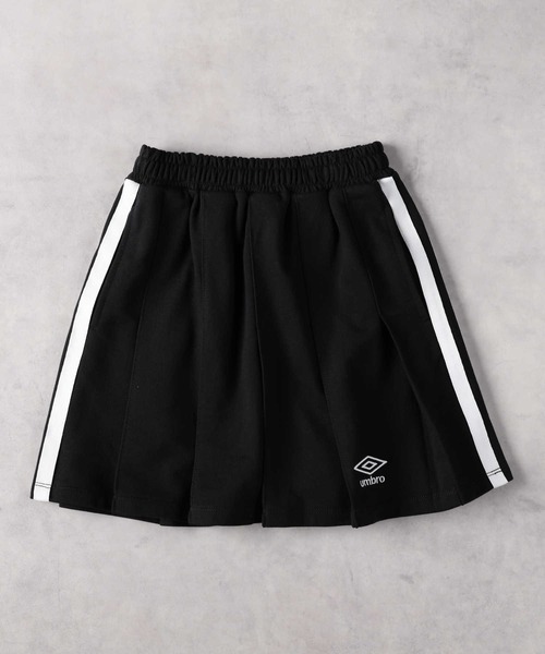 Right-on(ライトオン)の「UMBRO(アンブロ)【キッズ】【セットアップ対応】プリーツスカート(スカート・キッズ・オフホワイト/ブラック・130/140/150/160)」の2枚目の写真