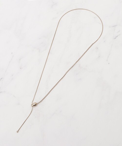 SHOO・LA・RUE（シューラルー）の「◆ポイントミニボールチェーンネックレス（ネックレス・レディース・ブロンズ/シルバー/ゴールド・00）」の6枚目の写真