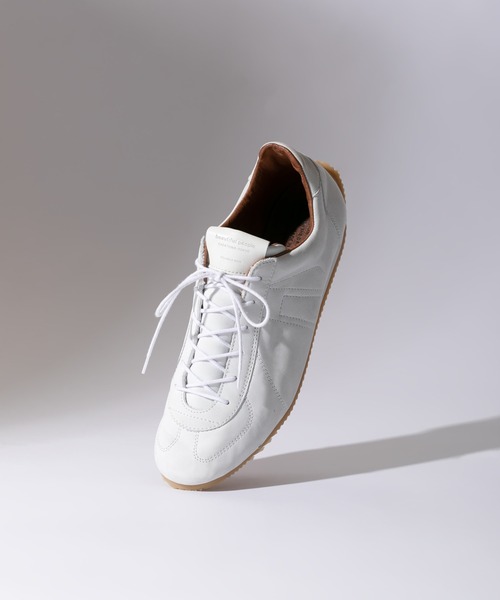 REPRODUCTION OF FOUND(リプロダクションオブファウンド)の「german traner in nubuck(スニーカー・レディース・ブラック/オフホワイト・27.5/28.5/26.5/25.5/24.5/23.5/22.5)」の6枚目の写真
