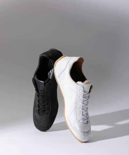 REPRODUCTION OF FOUND(リプロダクションオブファウンド)の「german traner in nubuck(スニーカー・レディース・ブラック/オフホワイト・27.5/28.5/26.5/25.5/24.5/23.5/22.5)」の11枚目の写真