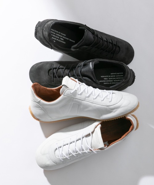 REPRODUCTION OF FOUND(リプロダクションオブファウンド)の「german traner in nubuck(スニーカー・レディース・ブラック/オフホワイト・27.5/28.5/26.5/25.5/24.5/23.5/22.5)」の13枚目の写真