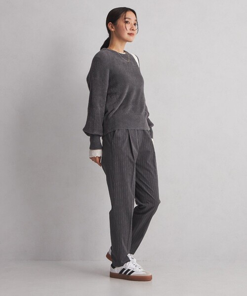 green label relaxing（グリーンレーベルリラクシング）の「＜at ease＞フェザーニット プルオーバー（ニット/セーター・レディース・モカ/ダークグレー/ナチュラル・FREE）」の15枚目の写真