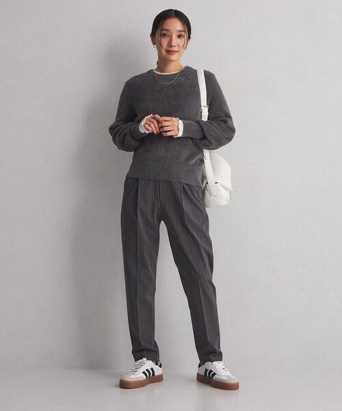 green label relaxing（グリーンレーベルリラクシング）の「＜at ease＞フェザーニット プルオーバー（ニット/セーター・レディース・モカ/ダークグレー/ナチュラル・FREE）」の16枚目の写真