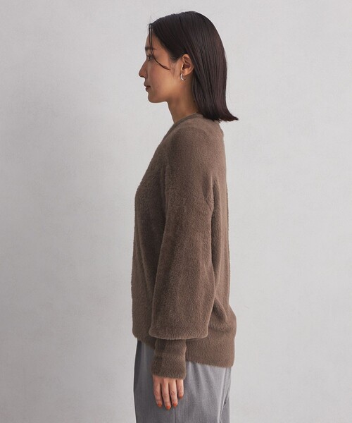 green label relaxing（グリーンレーベルリラクシング）の「＜at ease＞フェザーニット プルオーバー（ニット/セーター・レディース・モカ/ダークグレー/ナチュラル・FREE）」の21枚目の写真