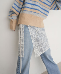 SLOBE citron. | 《WEB限定》SLOBE citron. ミニサテンラップスカート(スカート)