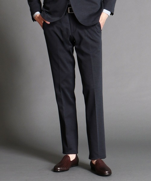 MONSIEUR NICOLE(ムッシュニコル)の「ダブルジャージモクロディセットアップスラックス(スラックス・メンズ・グレー/ブラック/ベージュ/ネイビー・MEDIUM/SMALL/LARGE/X-LARGE)」の1枚目の写真