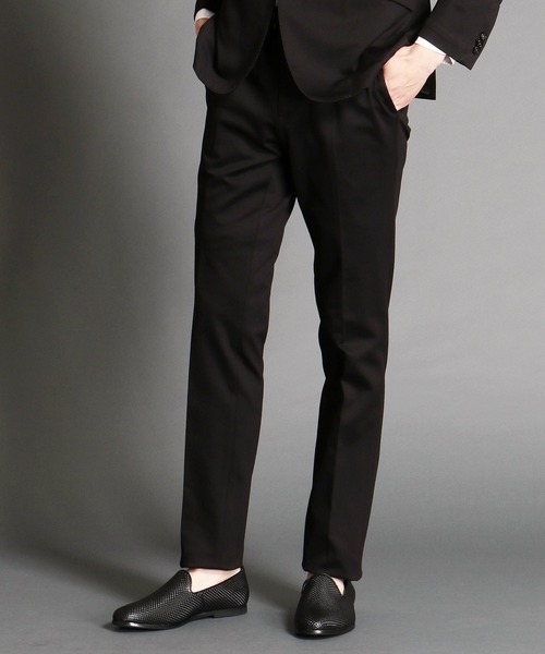 MONSIEUR NICOLE(ムッシュニコル)の「ダブルジャージモクロディセットアップスラックス(スラックス・メンズ・グレー/ブラック/ベージュ/ネイビー・MEDIUM/SMALL/LARGE/X-LARGE)」の2枚目の写真