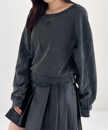 Heather | ダメージ裏毛スウェット　231725(スウェット)