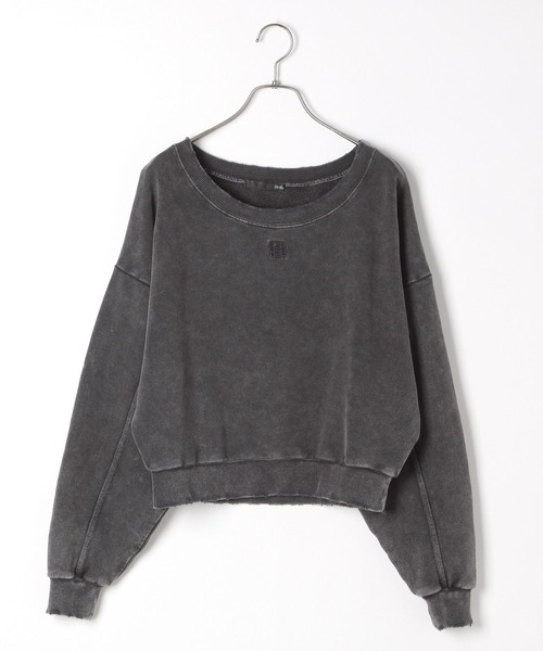 Heather(ヘザー)の「ダメージ裏毛スウェット 231725(スウェット・レディース・グレー/チャコールグレー/オートミール・FREE)」の16枚目の写真