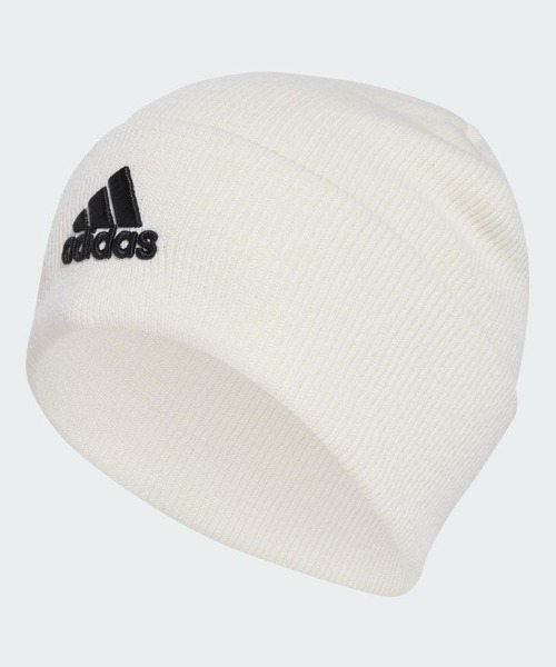adidas（アディダス）の「adidas/アディダス ビーニー ロゴ ビーニー DMD78（ニットキャップ/ビーニー・メンズ・ブラック×ホワイト/ホワイト×ブラック/スモークグレー・FREE）」の2枚目の写真