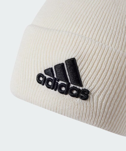 adidas（アディダス）の「adidas/アディダス ビーニー ロゴ ビーニー DMD78（ニットキャップ/ビーニー・メンズ・ブラック×ホワイト/ホワイト×ブラック/スモークグレー・FREE）」の8枚目の写真